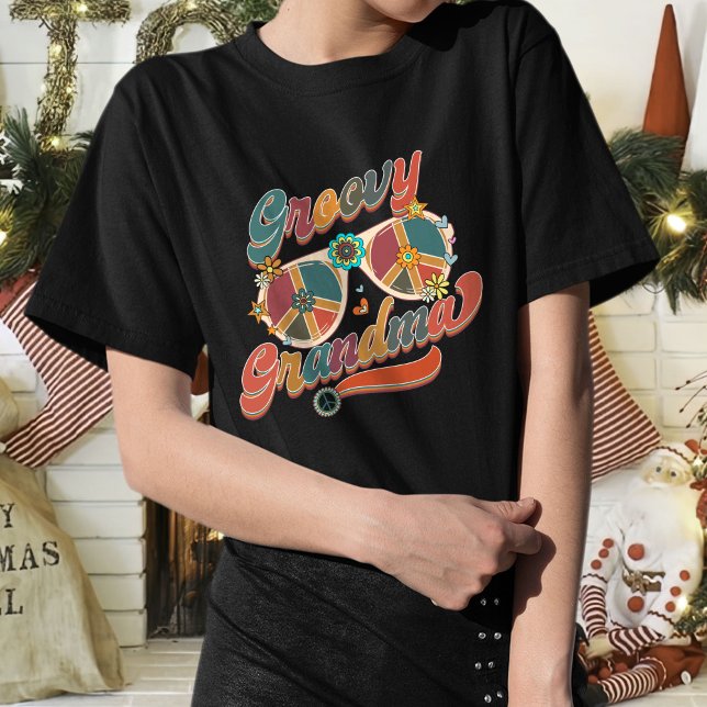 Groovy Grandma T-Shirt,  Family Groovy , Grandma T-Shirt (Creator Uploaded)