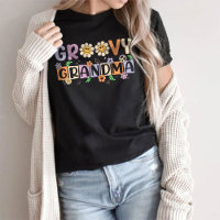 Groovy Grandma T-Shirt, Funny Grandma Squad