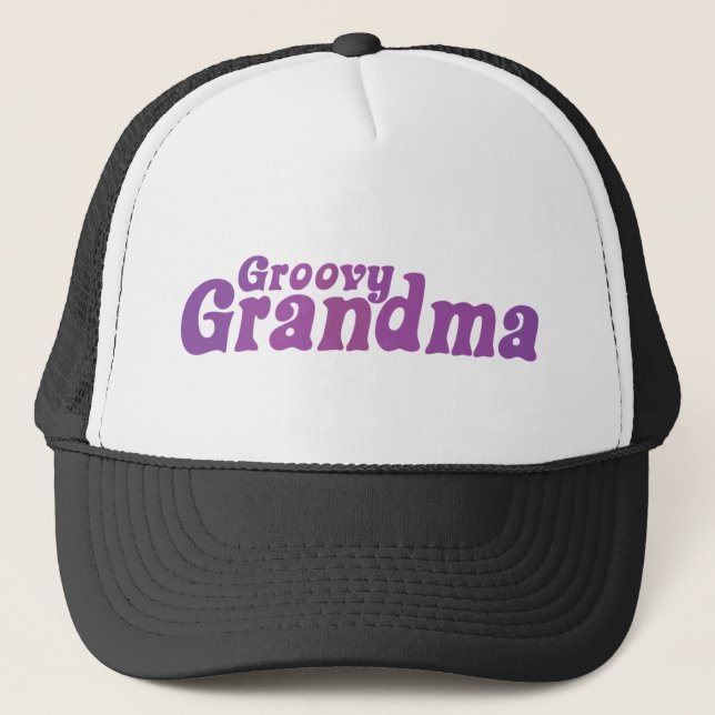 Groovy Grandma Trucker Hat (Front)