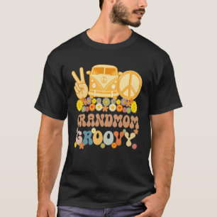 Groovy Grandmom Hippie Peace Retro Matching Party  T-Shirt
