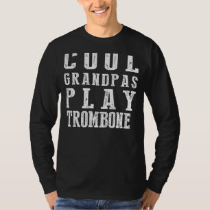 Groovy Grandpas in Brass Action: Trombone Serenade T-Shirt