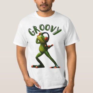 Groovy Green Frog T-Shirt