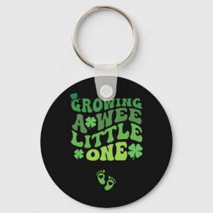 Groovy Growing A Wee Little One Pregnancy St Patri Key Ring