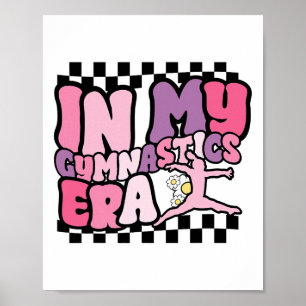 Groovy Gymnast In My Gymnastics Era Funny Cheerlea Poster