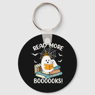 Groovy Halloween Ghost Read More Boooooks Libraria Key Ring