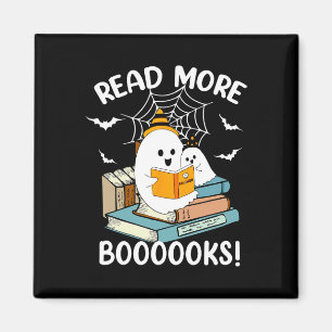 Groovy Halloween Ghost Read More Boooooks Libraria Magnet