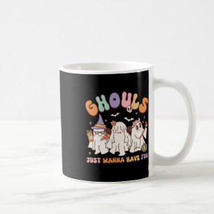 Groovy Halloween Ghouls Just Wanna Have Fun Dancin Coffee Mug