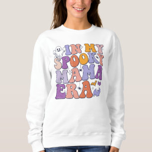 Groovy Halloween In My Spooky Mama Era Sweater
