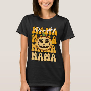 Groovy Halloween Mama cute pumpkin funny halloween T-Shirt