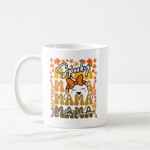 Groovy Halloween Mama  fall cute ghost f funny hal Coffee Mug