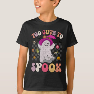 Groovy Halloween Too Cute To Spook Halloween Costu T-Shirt