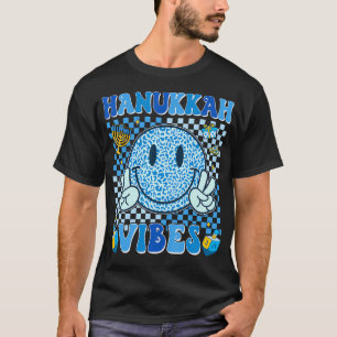 Groovy Hanukkah Vibes Chanukah 	 Happy Hanukkah Te T-Shirt