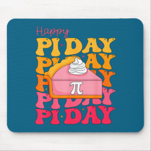 Groovy happy day spiral math teacher day lover mouse mat