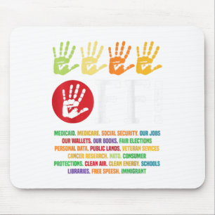 Groovy Happy Valentines Day Mens Womens Couple Mat Mouse Mat