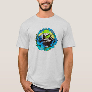 Groovy Hawaiian Surfer 1960's Retro Graphic Tee
