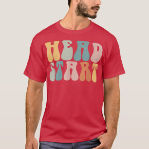 Groovy Head Start Back To School Early Childhood E T-Shirt