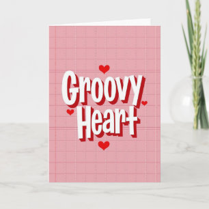 Groovy Heart Love Card