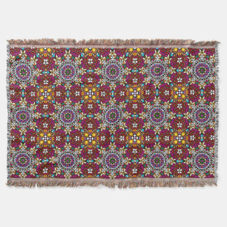 Groovy Heavenly Flower Power Throw Blanket