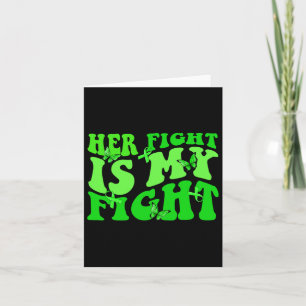 Groovy Her Fight Is My Fight Non-hodgkin Awareness Card