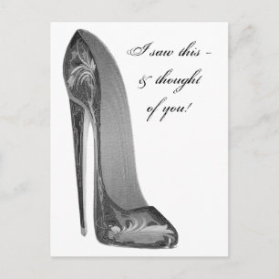 Groovy High Heel Stiletto Shoe Art Gifts Postcard