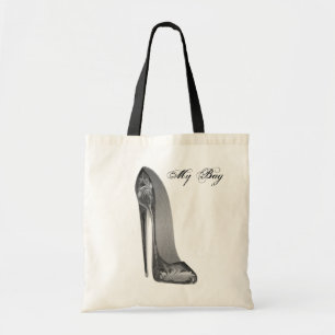 Groovy High Heel Stiletto Shoe Art Gifts Tote Bag