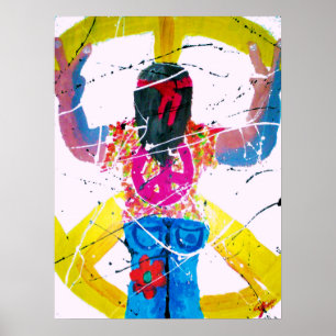 Groovy Hippie Peace Sign