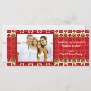 Groovy Holiday Photo Card