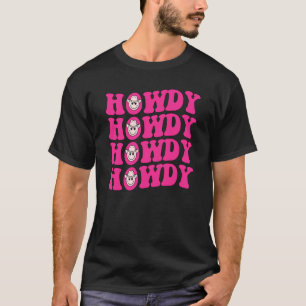 Groovy Howdy Rodeo Western Country Southern Cowgir T-Shirt