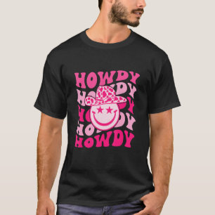 Groovy Howdy Rodeo Western Country Southern Cowgir T-Shirt