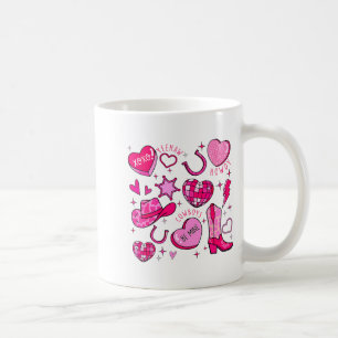 Groovy Howdy Valentine Western Valentines Day Cowb Coffee Mug