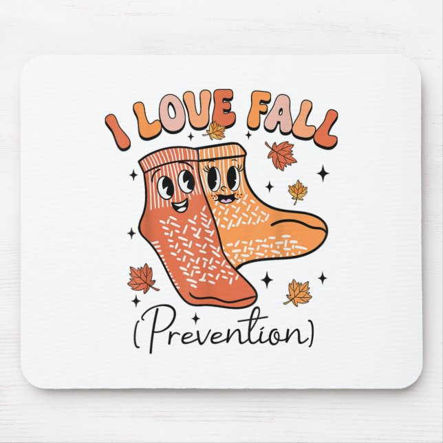 Groovy I Fall Prevention Fall Pt Physical Therapy  Mouse Mat (Front)