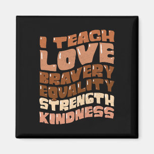 Groovy I Teach Black History Month Melanin African Magnet