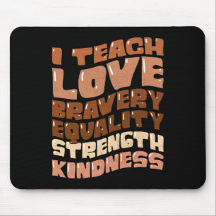 Groovy I Teach Black History Month Melanin African Mouse Mat