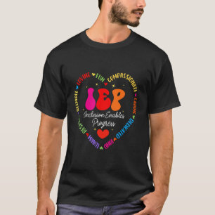 Groovy IEP I Encourage Progress Special Education T-Shirt
