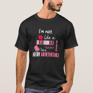 Groovy I'm Not Like A Regular Teacher I'm A Cool T T-Shirt