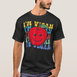 Groovy I'm Vegan World Vegetarian Day Veggies Love T-Shirt