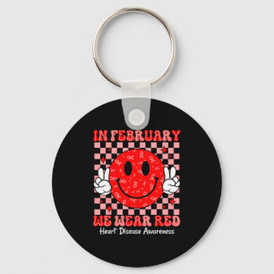 Groovy In February We Wear Red For Heart Disease A Key Ring