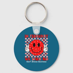 Groovy In February We Wear Red For Heart Disease A Key Ring