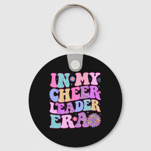 Groovy In My Cheer Leader Era Youth Cheerleader Ch Key Ring