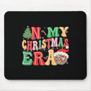 Groovy In My Christmas Era Christmas S Men Women K Mouse Mat