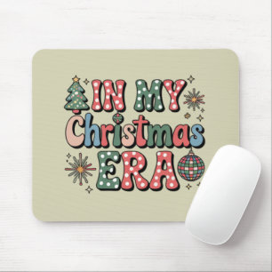 Groovy In My Christmas Era Funny Teacher Mouse Mat