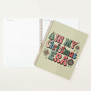 Groovy In My Christmas Era Funny Teacher Planner