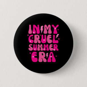 Groovy In My Cruel Summer Era Family Beach Vacatio 6 Cm Round Badge