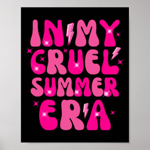 Groovy In My Cruel Summer Era Family Beach Vacatio Poster
