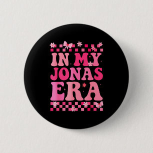 Groovy In My Jonas Era Funny Jonas Heart For Men W 6 Cm Round Badge