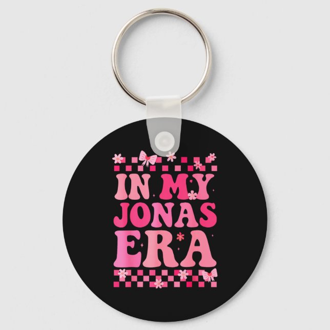 Groovy In My Jonas Era Funny Jonas Heart For Men W Key Ring (Front)