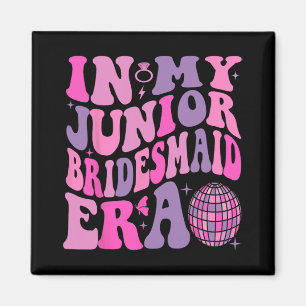 Groovy In My Junior Bridesmaid Era Wedding Bride E Magnet