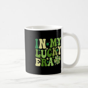 Groovy In My Lucky Era St Patrick's Day Shamrock L Coffee Mug