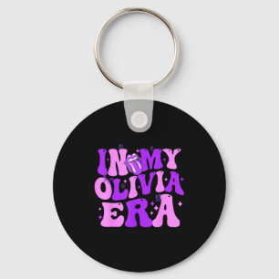 Groovy In My Olivia Era For Men Women Kids Funny S Key Ring