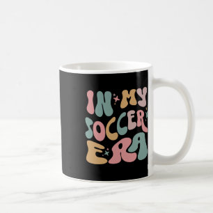 Groovy In My Soccer Era Kids Coffee Mug